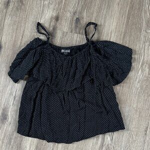 Black and White Polka Dot Tank